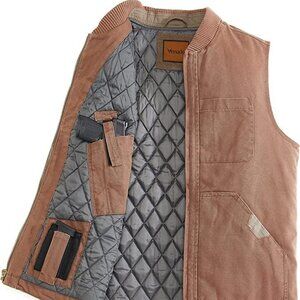 Concealed Carry Canvas Vest - Brown | 2XL